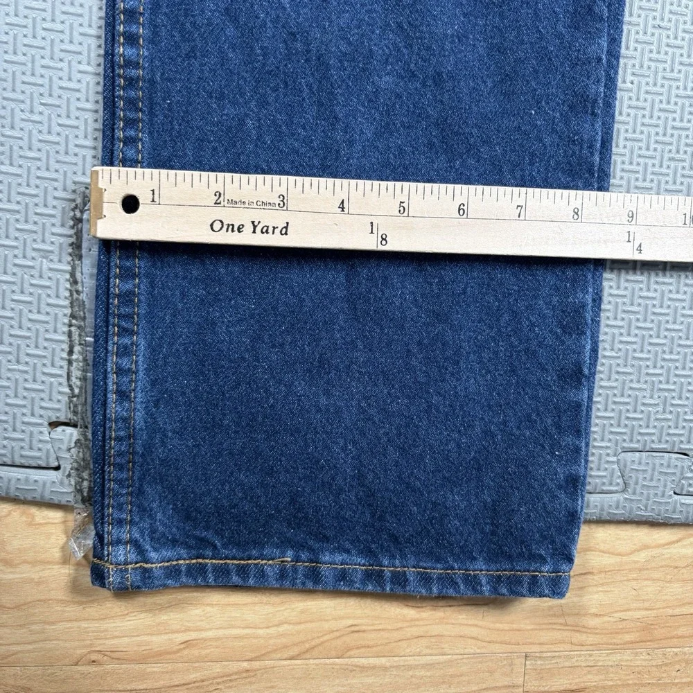 Vintage Levi 517 Jeans Mens 33(32)x36 Blue Orange Tab 90s Bootcut USA Made